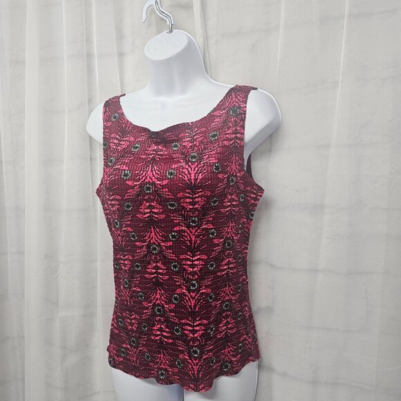 Vintage Sigrid Olsen Tank Y2K Floral Pink Whimsigoth Fairy Grunge S - Picture 4 of 10